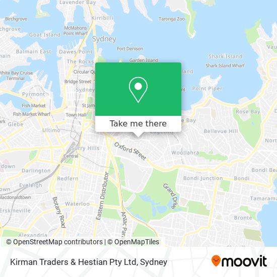 Kirman Traders & Hestian Pty Ltd map