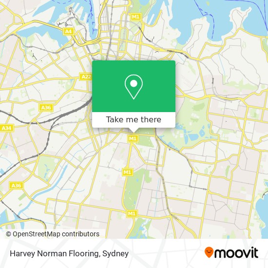 Harvey Norman Flooring map