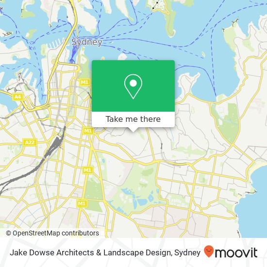 Jake Dowse Architects & Landscape Design map