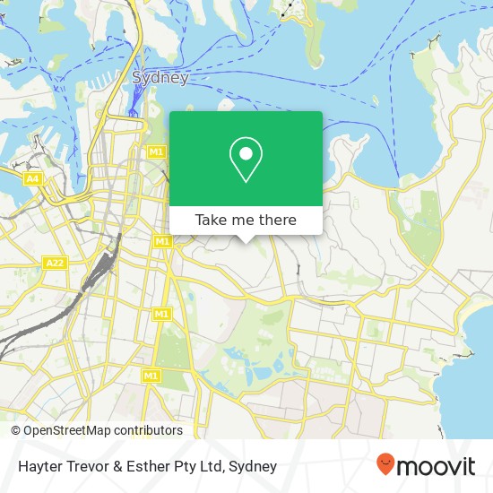 Hayter Trevor & Esther Pty Ltd map