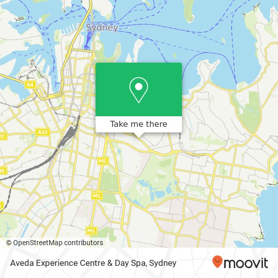 Aveda Experience Centre & Day Spa map