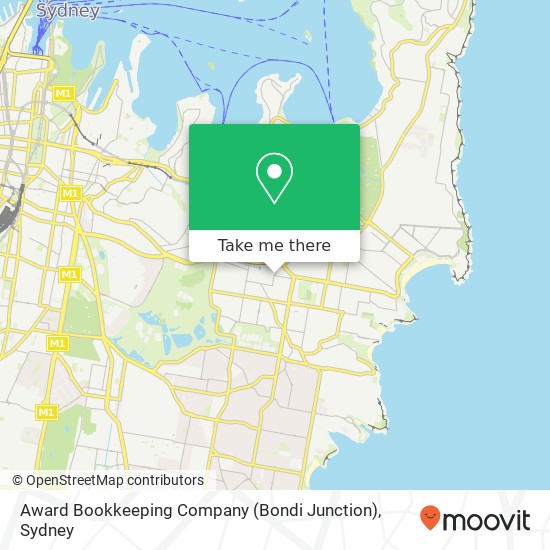 Award Bookkeeping Company (Bondi Junction) map