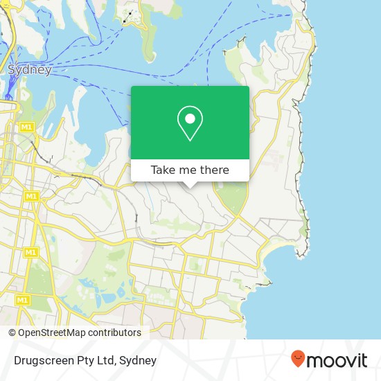 Drugscreen Pty Ltd map