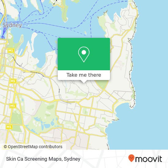 Skin Ca Screening Maps map