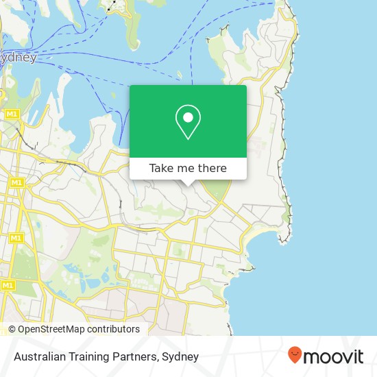 Australian Training Partners map