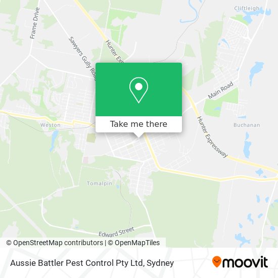 Aussie Battler Pest Control Pty Ltd map