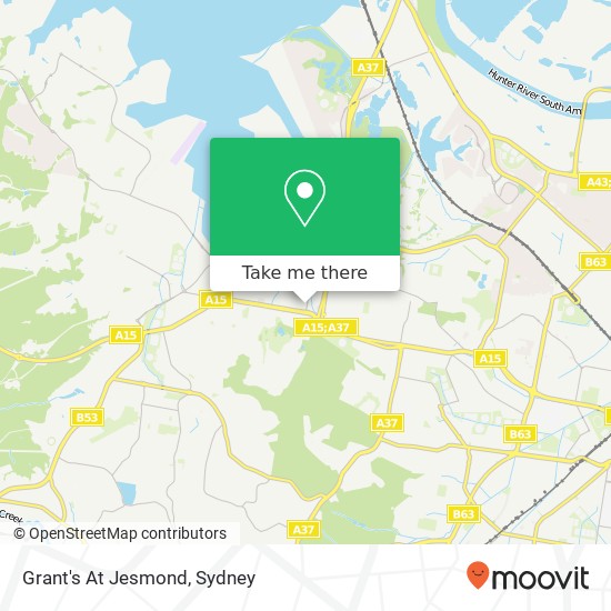 Grant's At Jesmond map