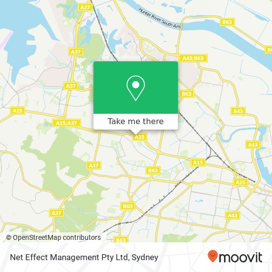 Net Effect Management Pty Ltd map