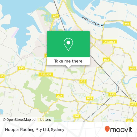 Hooper Roofing Pty Ltd map