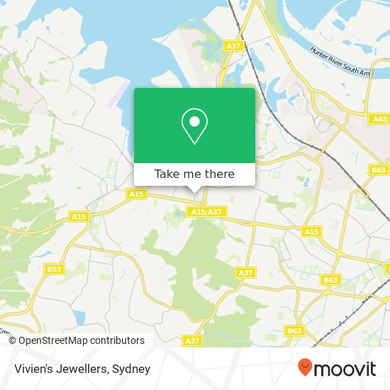 Vivien's Jewellers map