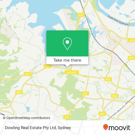 Dowling Real Estate Pty Ltd map