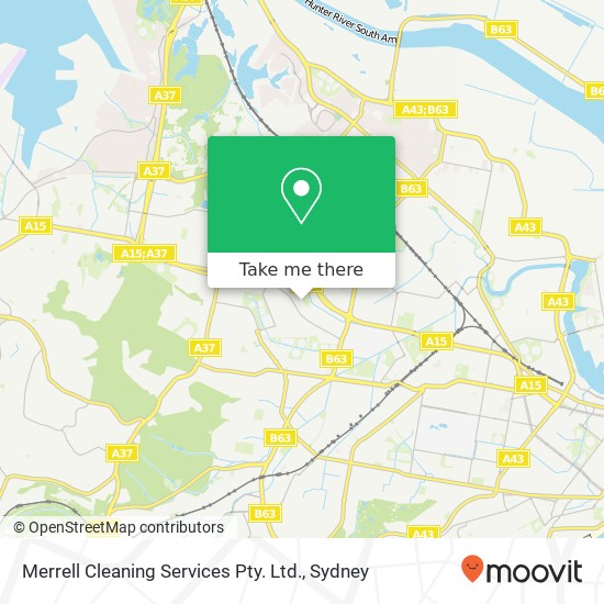 Mapa Merrell Cleaning Services Pty. Ltd.