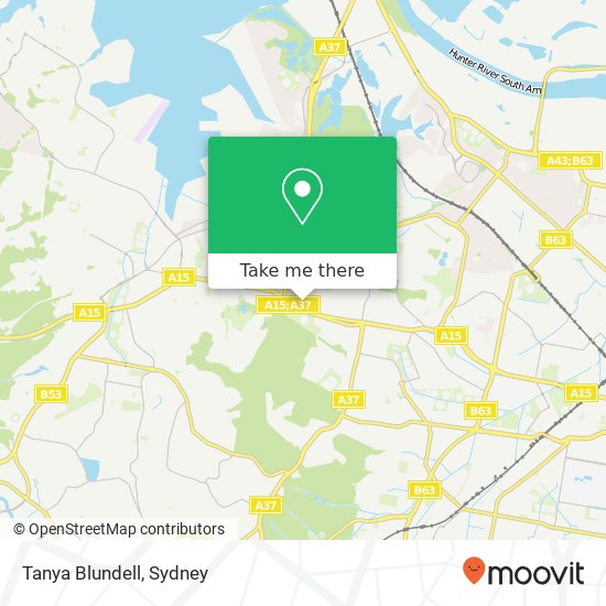 Mapa Tanya Blundell