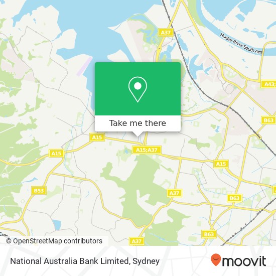 National Australia Bank Limited map