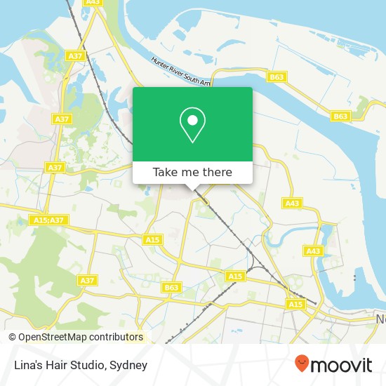 Lina's Hair Studio map