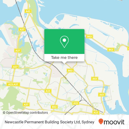 Newcastle Permanent Building Society Ltd map