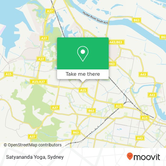 Satyananda Yoga map
