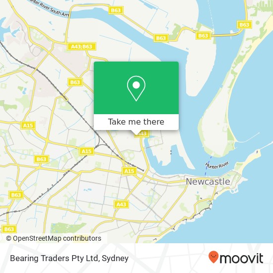 Bearing Traders Pty Ltd map