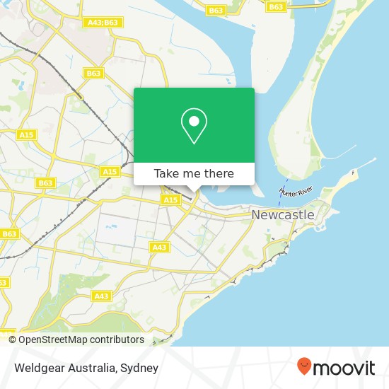 Weldgear Australia map