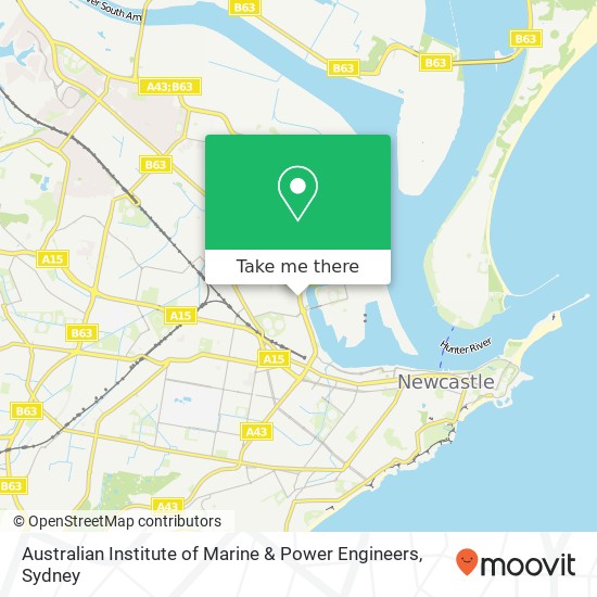 Australian Institute of Marine & Power Engineers map