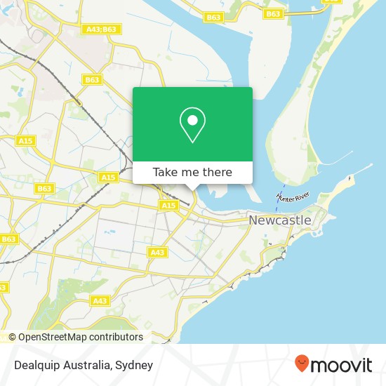 Mapa Dealquip Australia