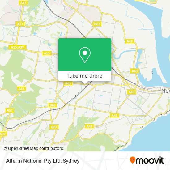 Alterm National Pty Ltd map