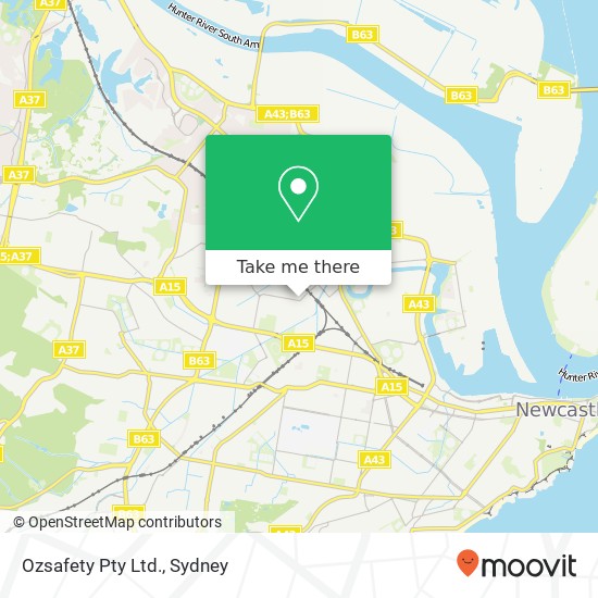 Ozsafety Pty Ltd. map