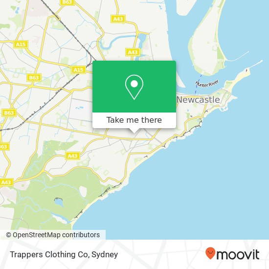 Trappers Clothing Co map