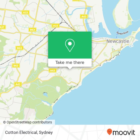 Cotton Electrical map