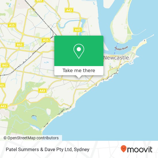 Patel Summers & Dave Pty Ltd map