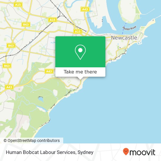 Human Bobcat Labour Services map