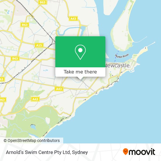 Arnold's Swim Centre Pty Ltd map