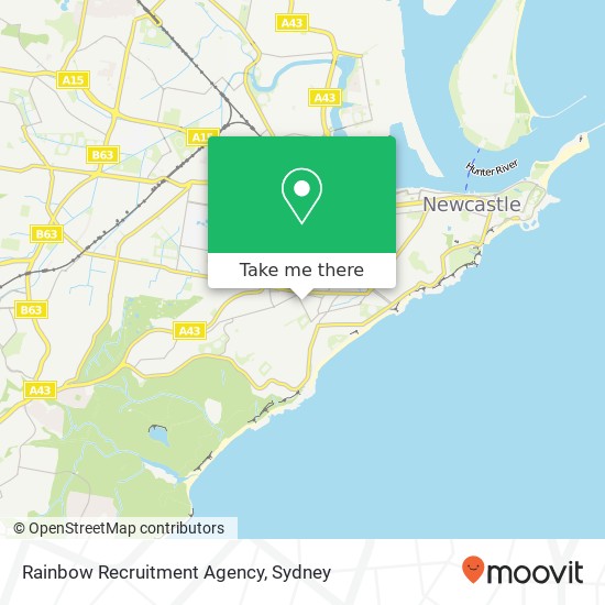 Rainbow Recruitment Agency map