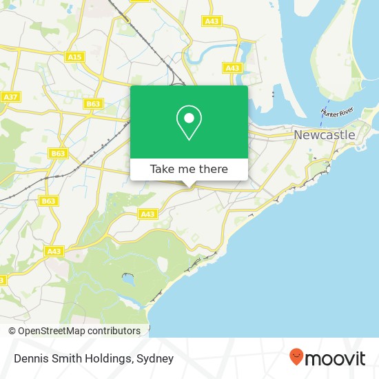 Dennis Smith Holdings map