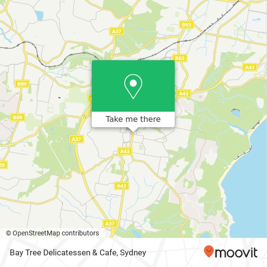Bay Tree Delicatessen & Cafe map