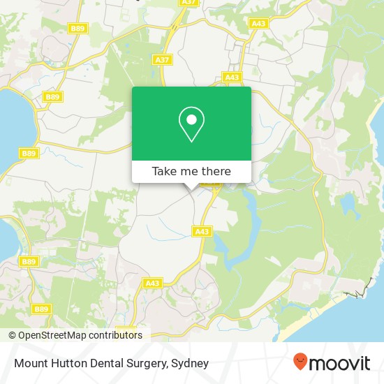 Mount Hutton Dental Surgery map