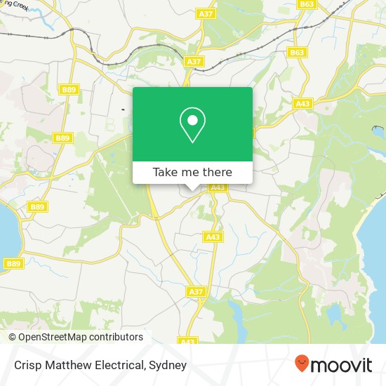 Mapa Crisp Matthew Electrical