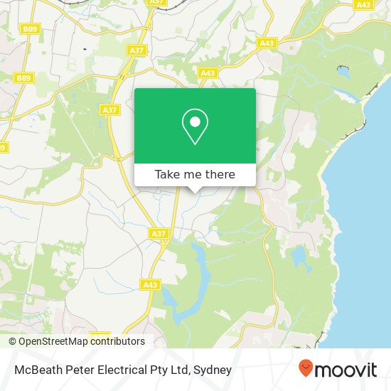 McBeath Peter Electrical Pty Ltd map