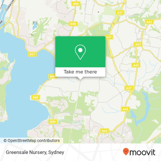 Greensale Nursery map