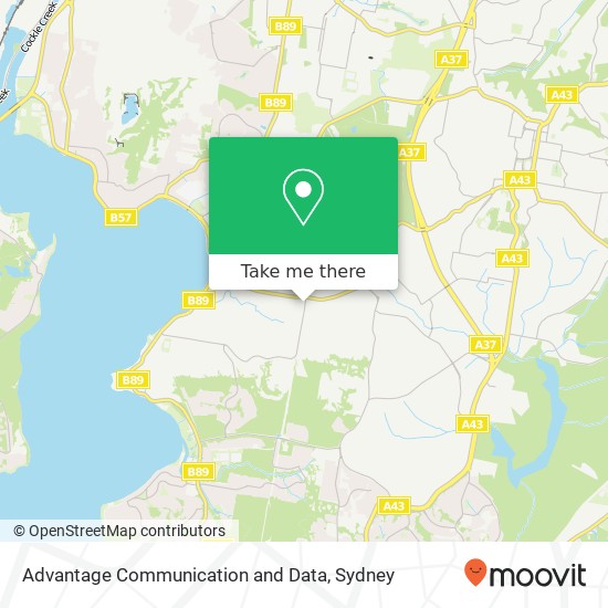 Advantage Communication and Data map