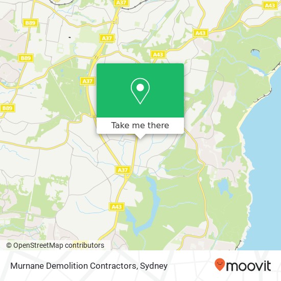 Murnane Demolition Contractors map