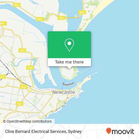 Clive Bernard Electrical Services map