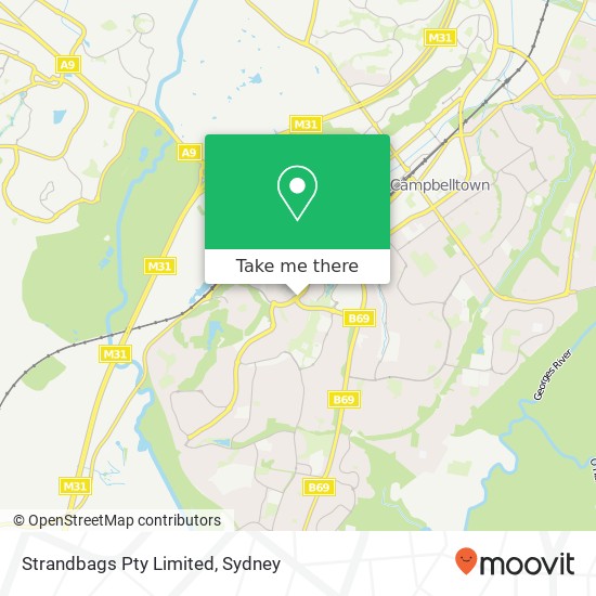 Strandbags Pty Limited map