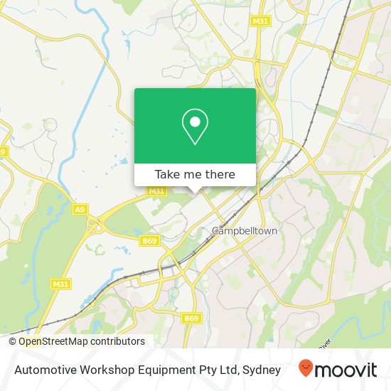 Automotive Workshop Equipment Pty Ltd map