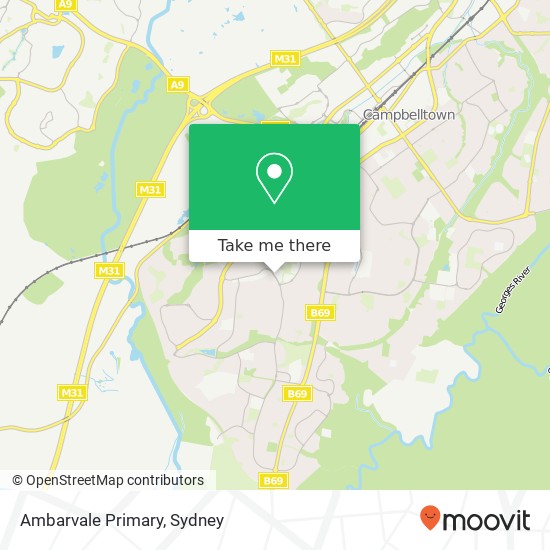 Mapa Ambarvale Primary