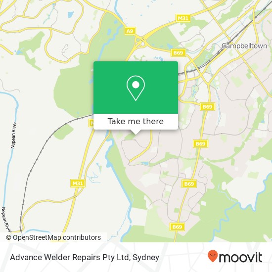 Advance Welder Repairs Pty Ltd map