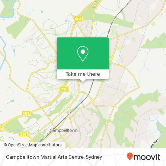 Campbelltown Martial Arts Centre map
