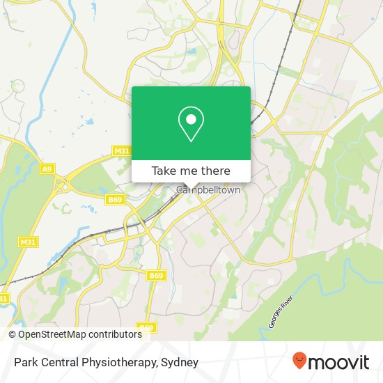 Park Central Physiotherapy map