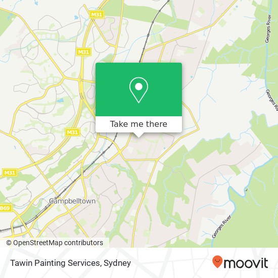 Tawin Painting Services map