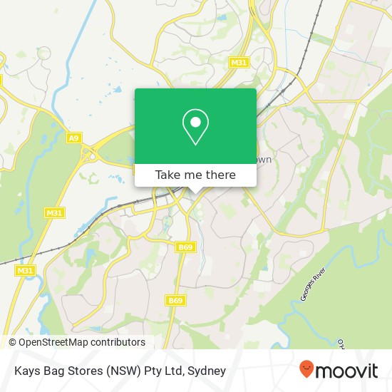 Kays Bag Stores (NSW) Pty Ltd map